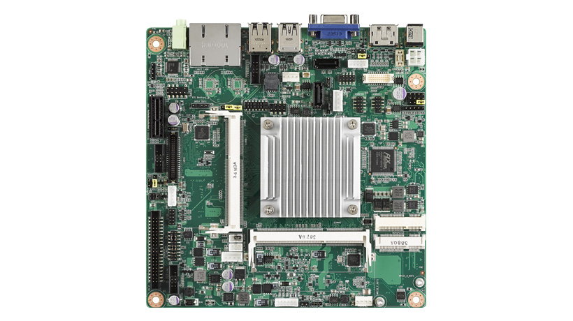Intel<sup>®</sup> Celeron<sup>®</sup> Quad Core N2807 Mini-ITX with CRT/DP++,2 COM, and LAN